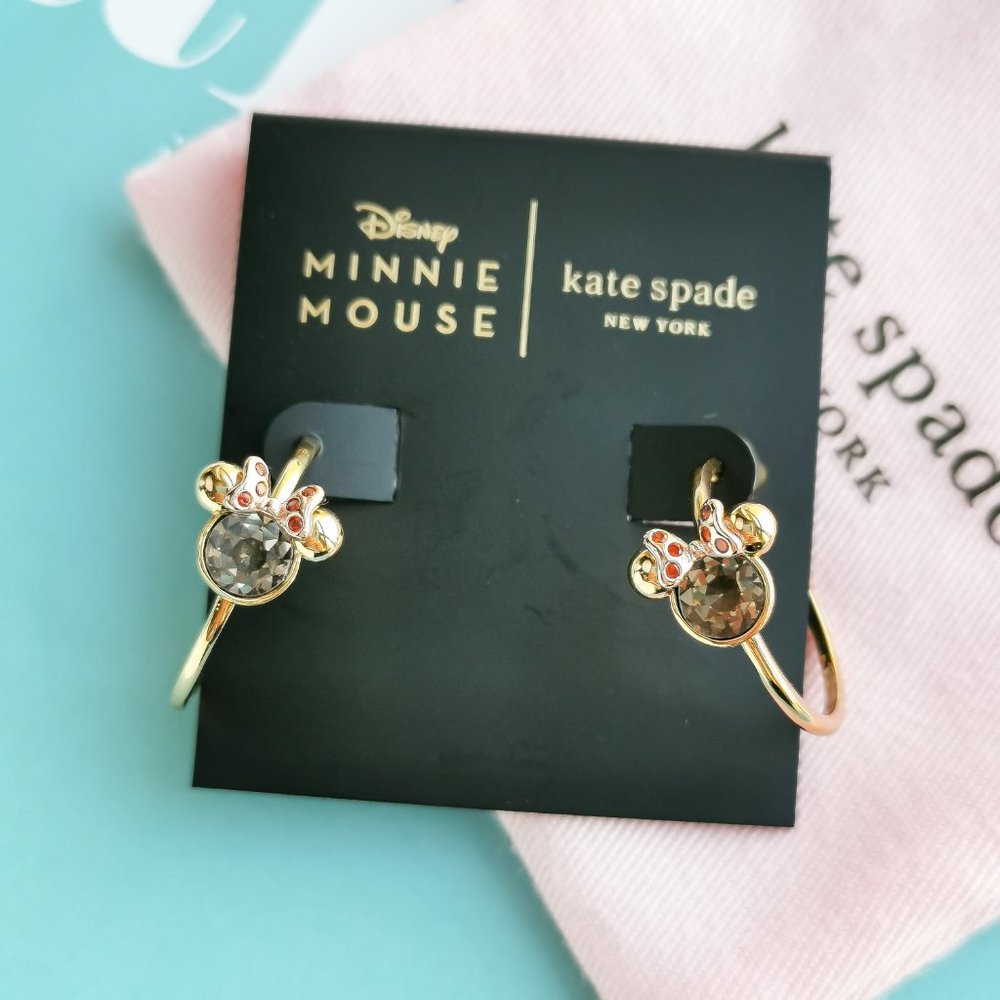new york x minnie mouse stone hoops + dust bag